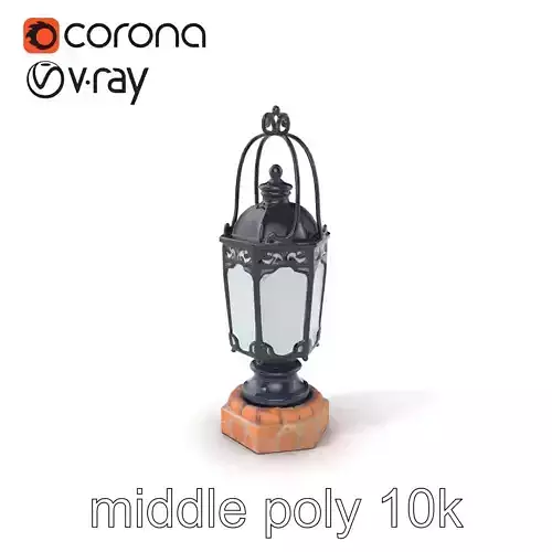 Victorian Lantern Ornate Design model pack Low-poly 3D model