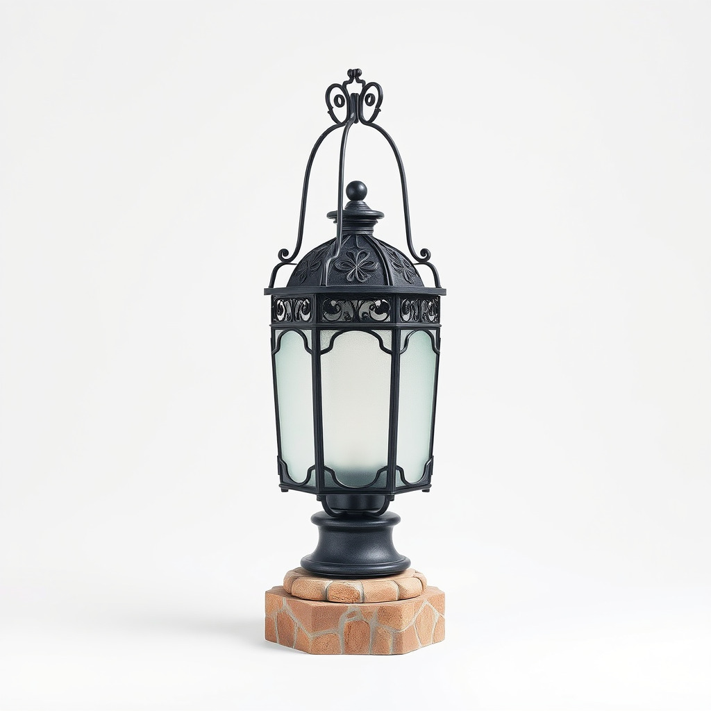 Victorian Lantern Ornate Design model pack Low-poly 3D model_3