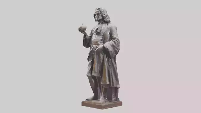 Isaac Newton statue model