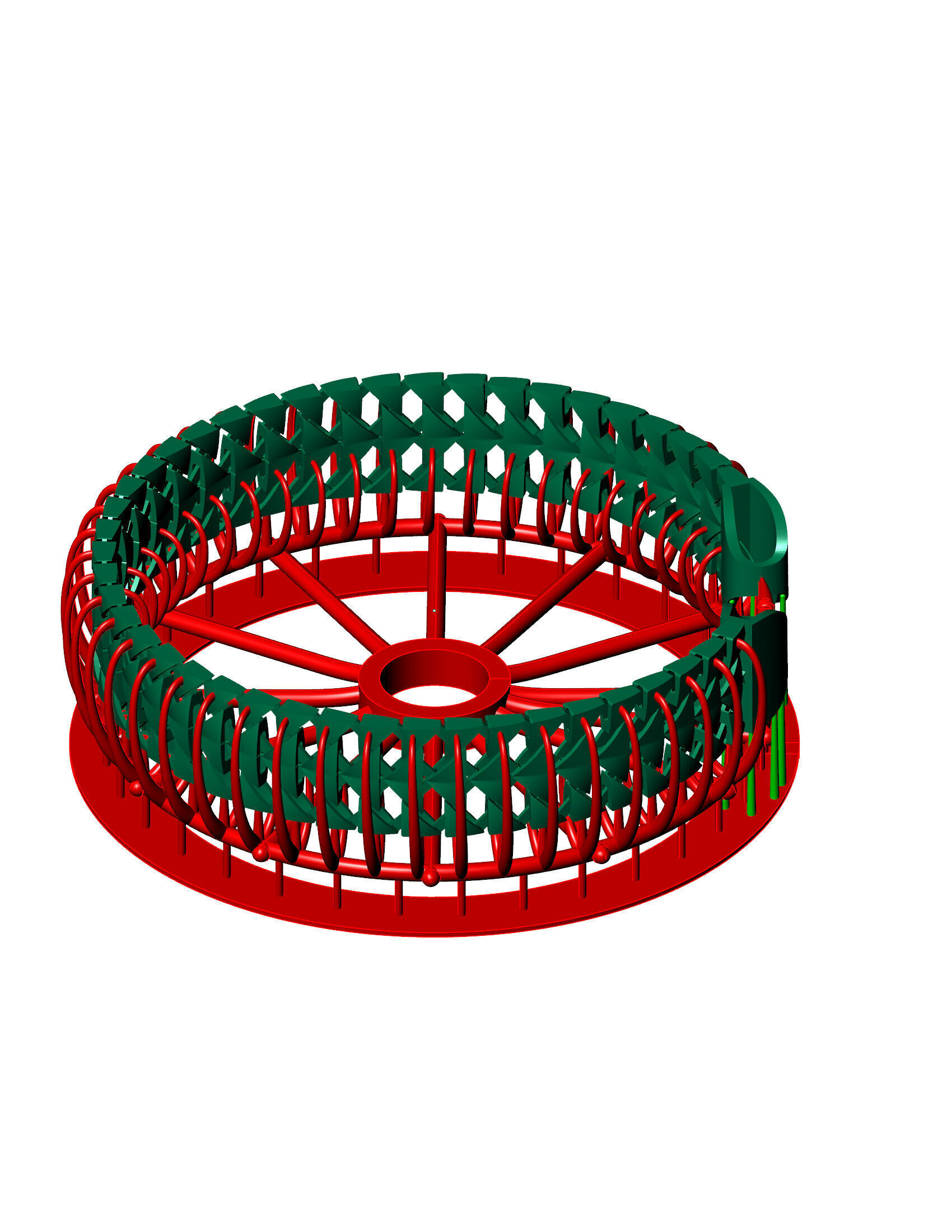 12MM SPIRAL NEW CUBAN LINK CHAIN FOR BRACELETS OR NECKLACE  3D print model_2