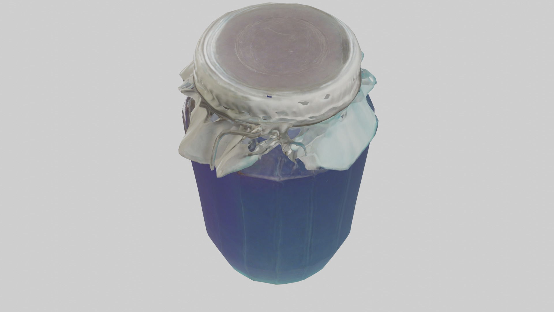 Jelly Jar model Low-poly 3D model_17