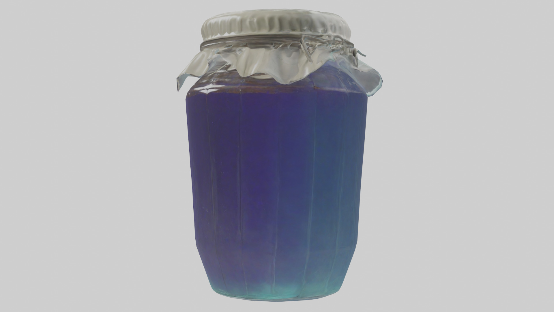 Jelly Jar model Low-poly 3D model_8