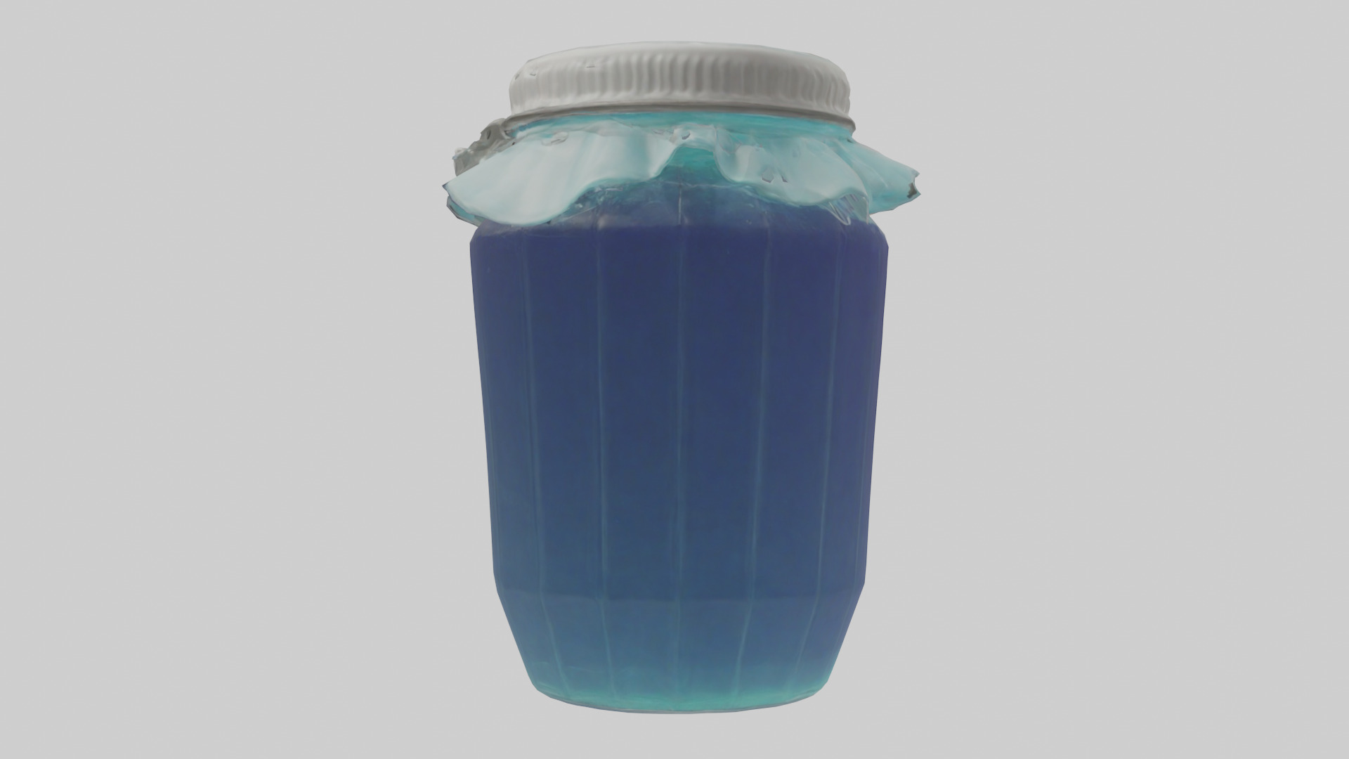 Jelly Jar model Low-poly 3D model_1
