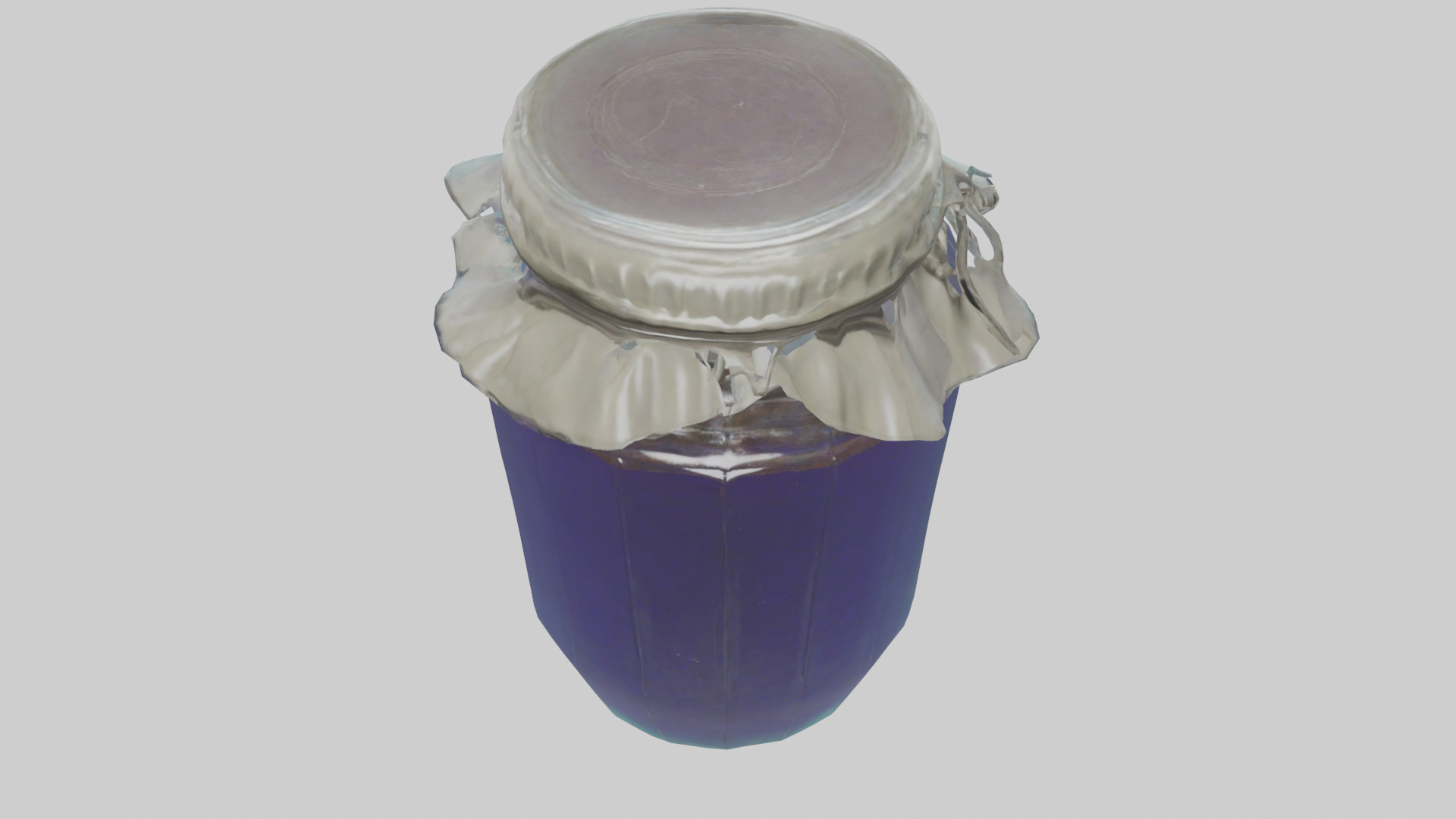 Jelly Jar model Low-poly 3D model_16