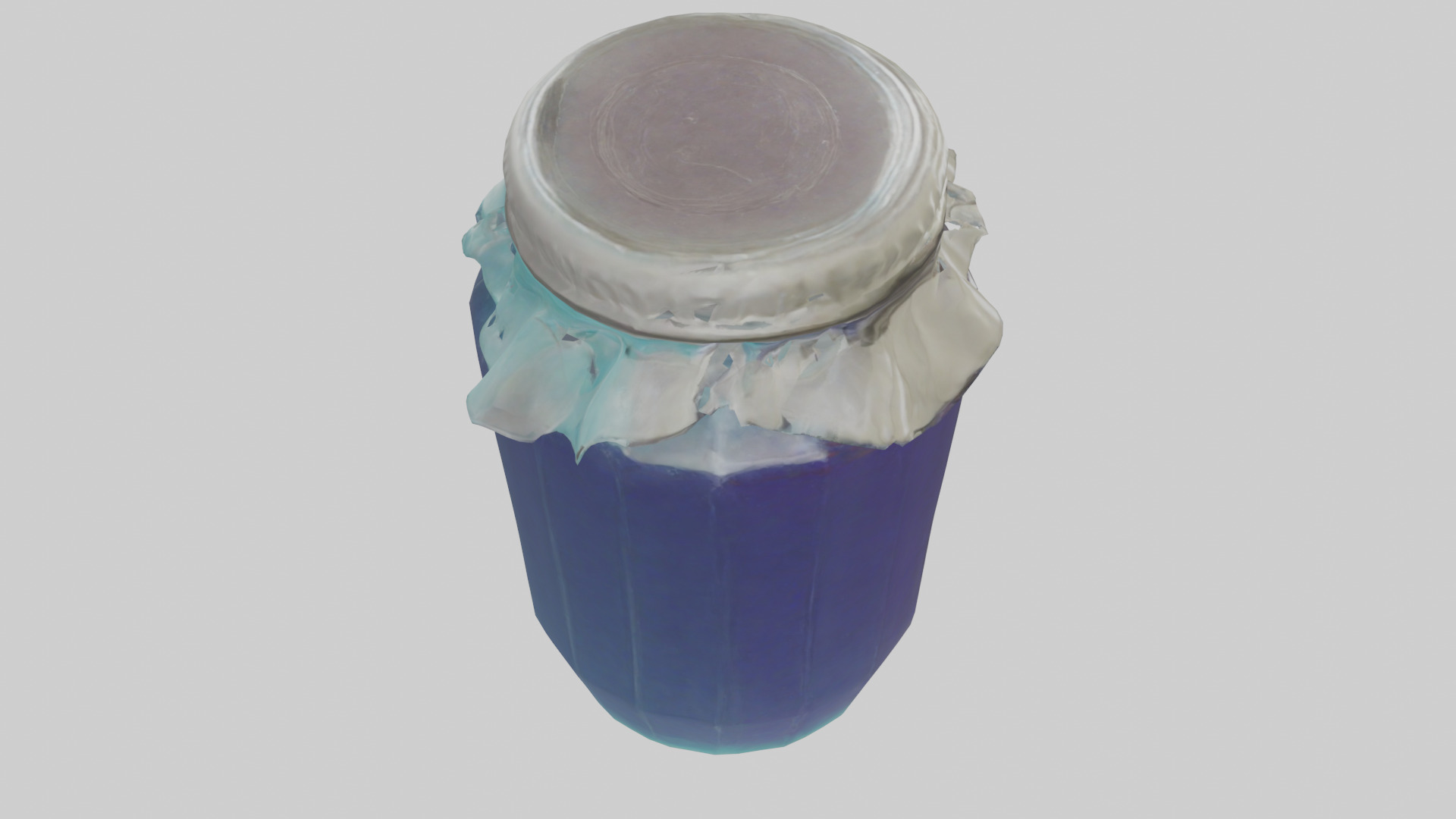 Jelly Jar model Low-poly 3D model_18