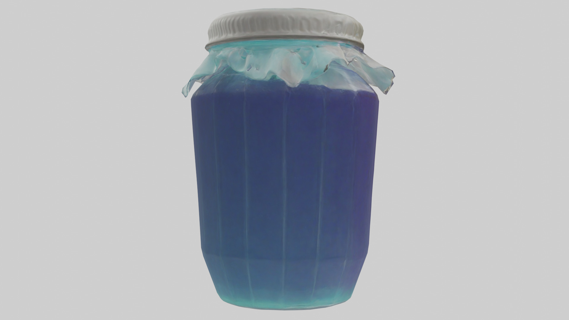 Jelly Jar model Low-poly 3D model_3