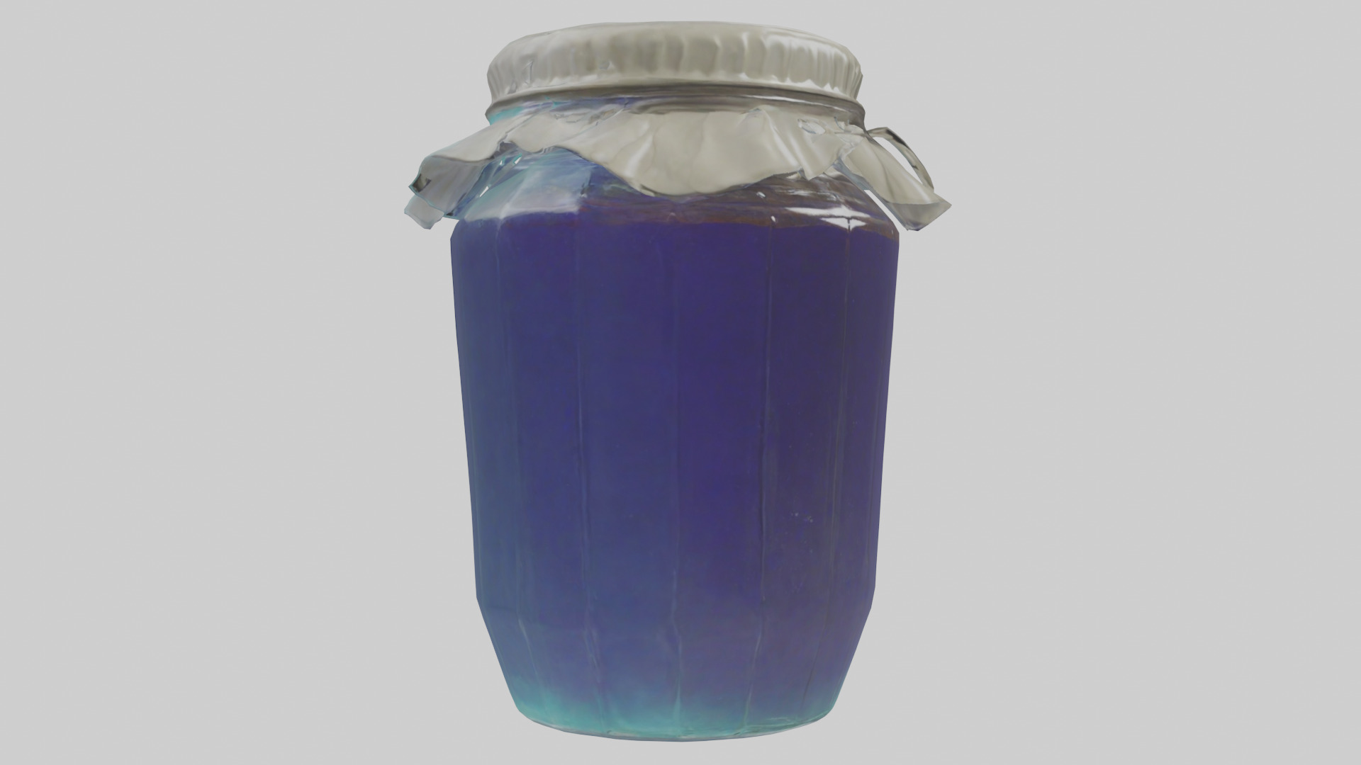 Jelly Jar model Low-poly 3D model_11