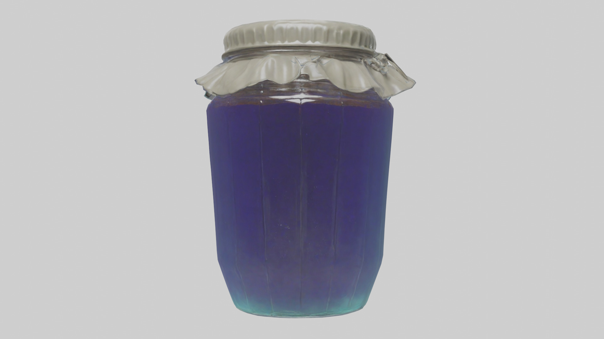 Jelly Jar model Low-poly 3D model_9