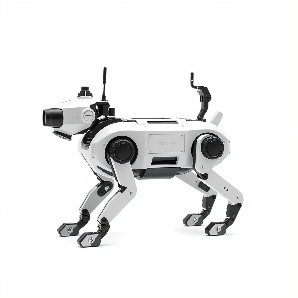 Explorer Robot Dog with Advanced Sensor model pack Low-poly 3D model_3