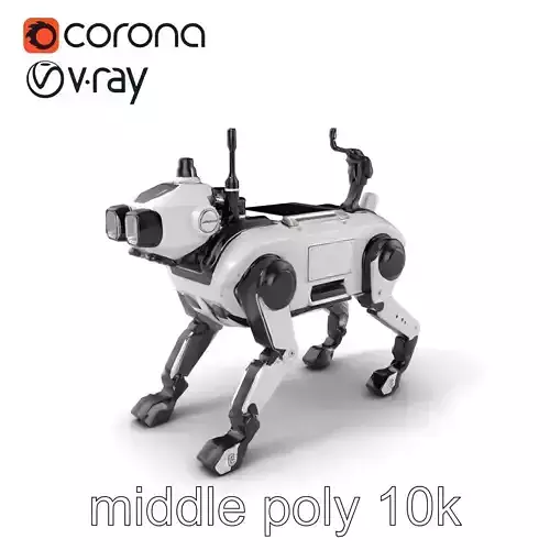Explorer Robot Dog with Advanced Sensor model pack