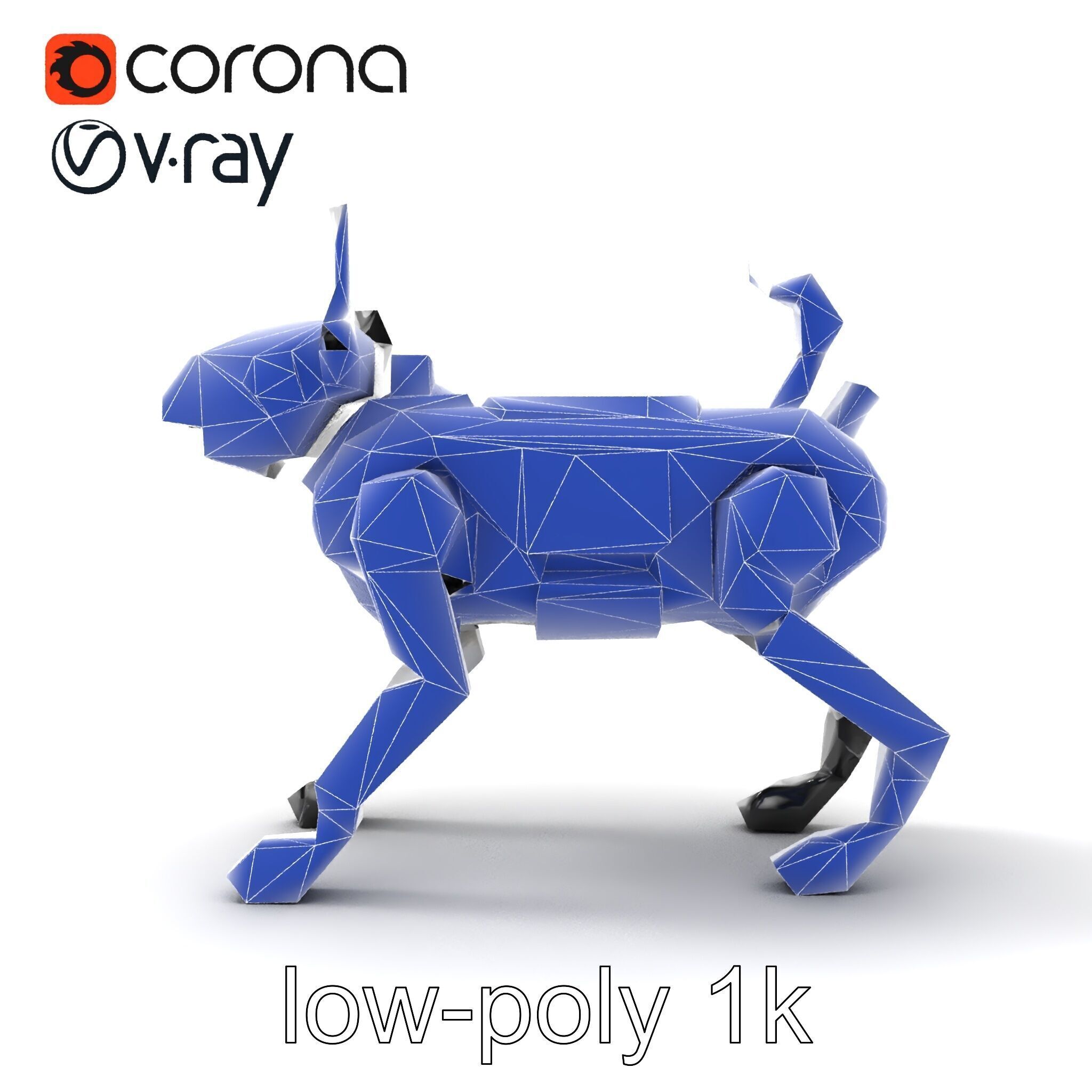 Explorer Robot Dog with Advanced Sensor model pack Low-poly 3D model_23