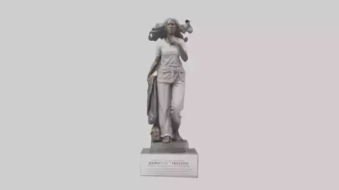 Journey to Freedom statue model