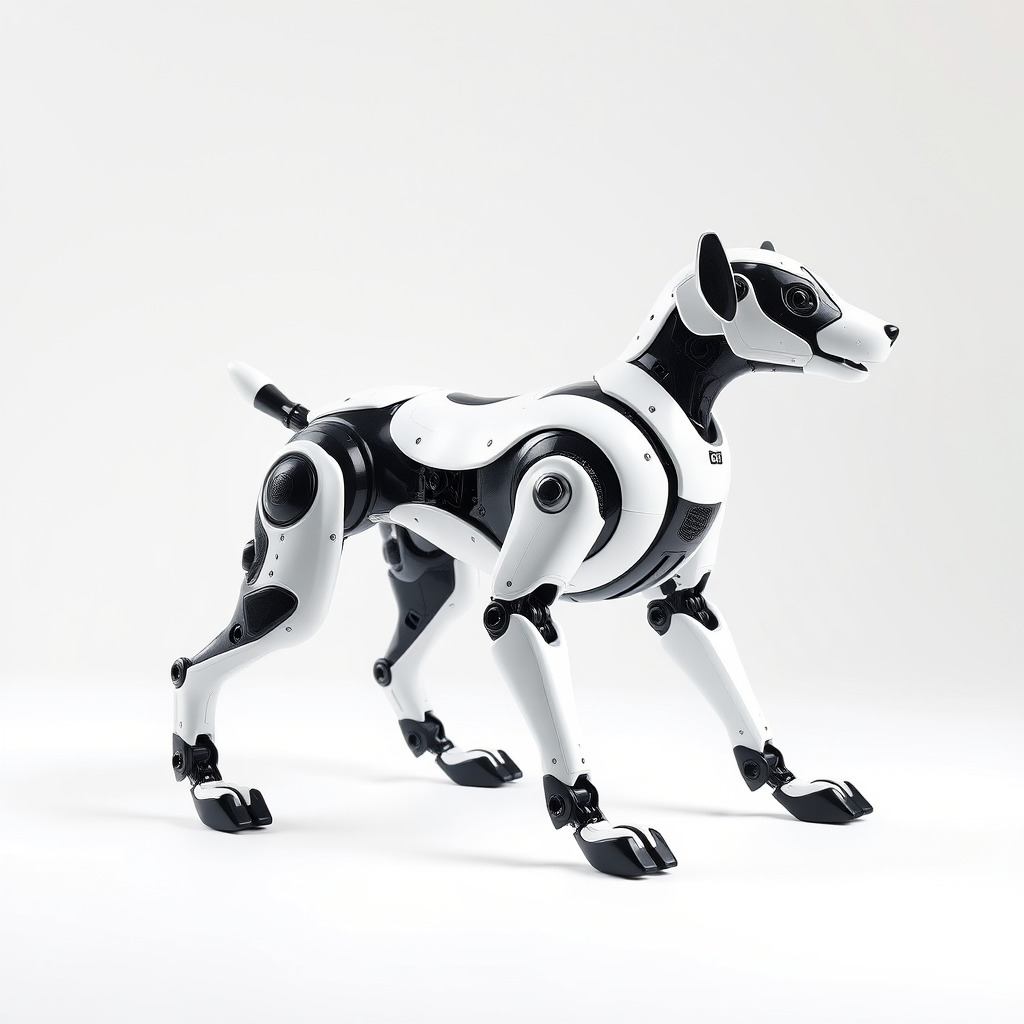 Sports Robot Dog Model Pack - Enhanced Agility and Speed Low-poly 3D model_3