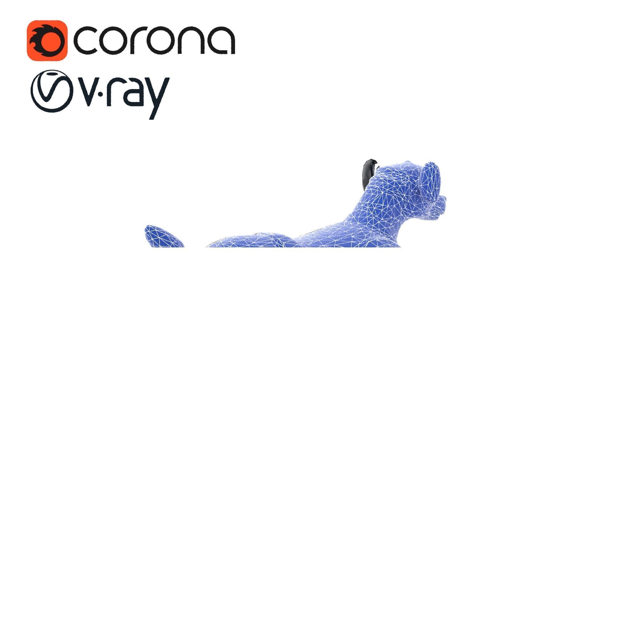 Sports Robot Dog Model Pack - Enhanced Agility and Speed Low-poly 3D model_5