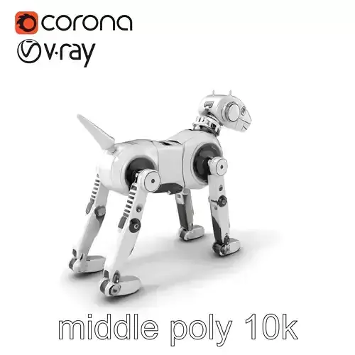 Basic Robot Dog Metal Design model pack