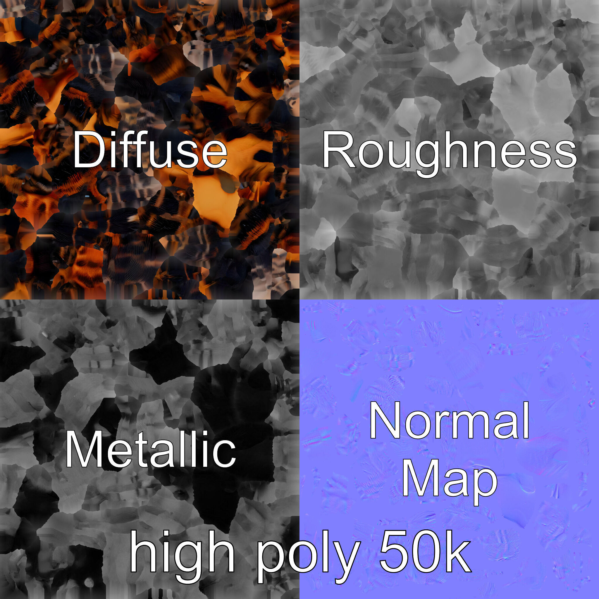 Realistic Tarantula Spider Model Pack Low-poly 3D model_3