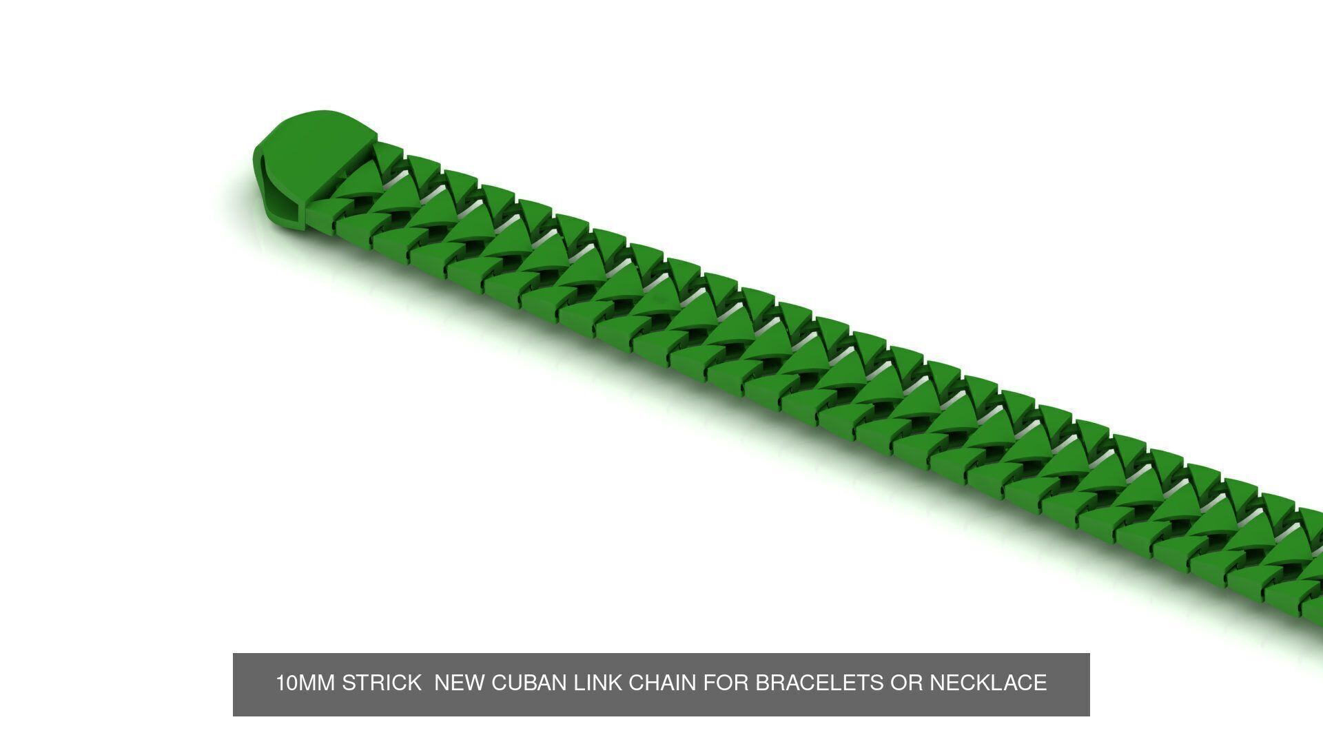 5 SIZE  NEW CUBAN LINK CHAIN FOR BRACELETS OR NECKLACE  3D Model Collection_4