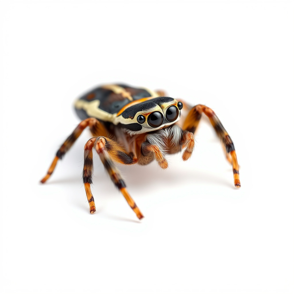 Jumping Spider Colorful Pattern Agile Leaping model pack Low-poly 3D model_4