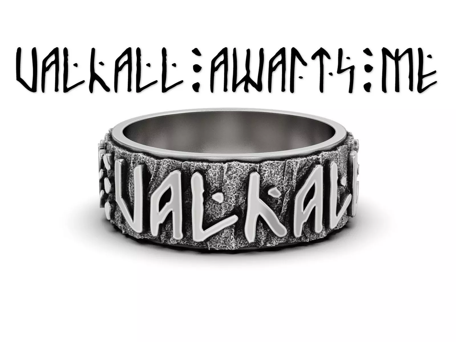 Ring Valhall Awaits Me 3D print model_0