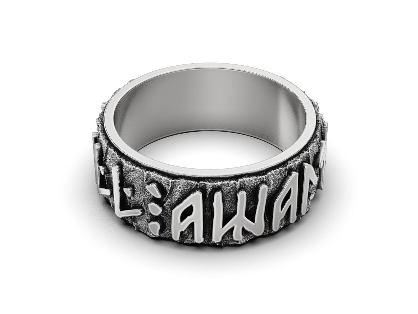 Ring Valhall Awaits Me 3D print model_5