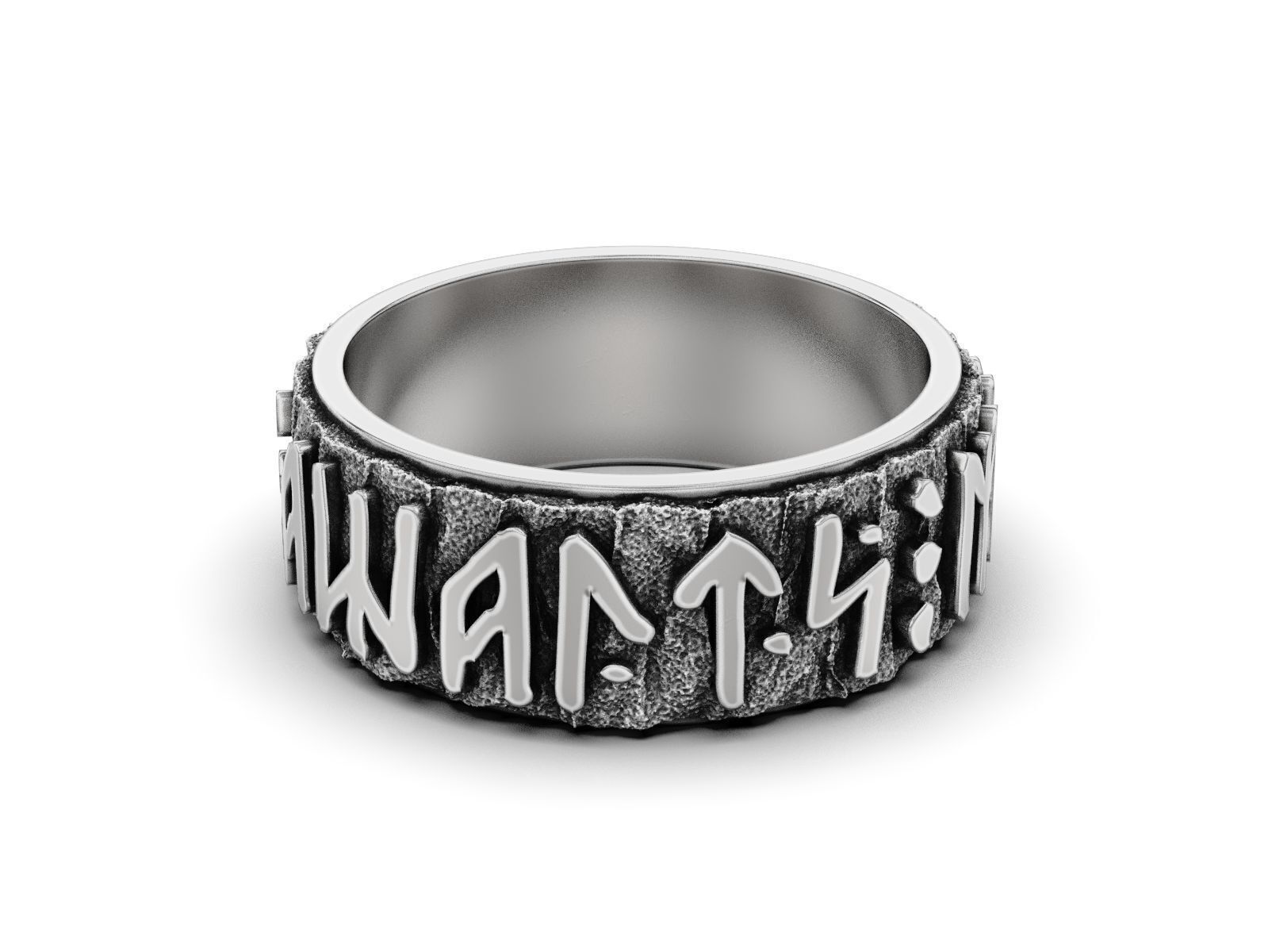 Ring Valhall Awaits Me 3D print model_6