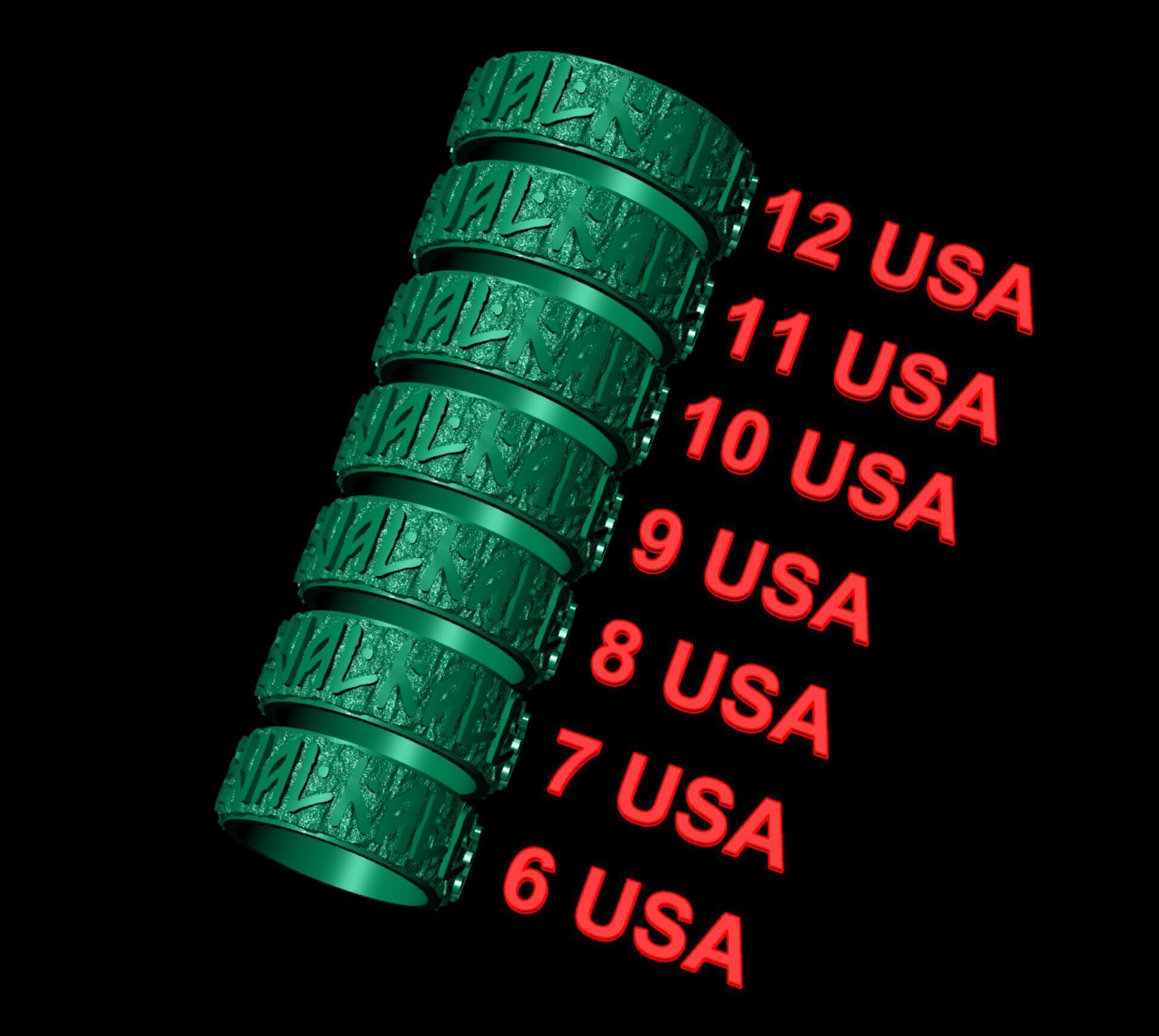 Ring Valhall Awaits Me 3D print model_9