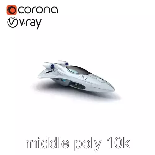 Interstellar Spaceship Speed Aerodynamic Model Pack