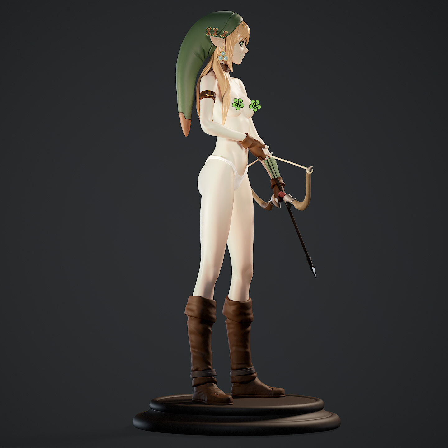 Saya Silent Arrow Standing Pose 3D print model_8