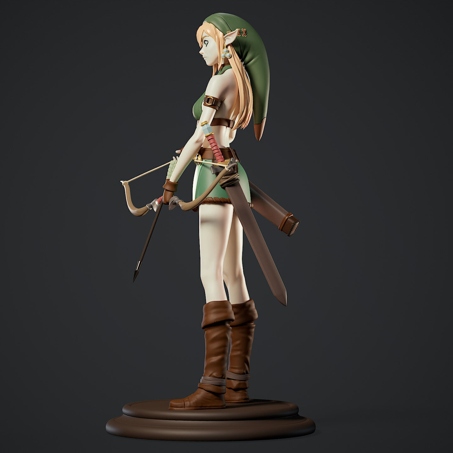 Saya Silent Arrow Standing Pose 3D print model_2