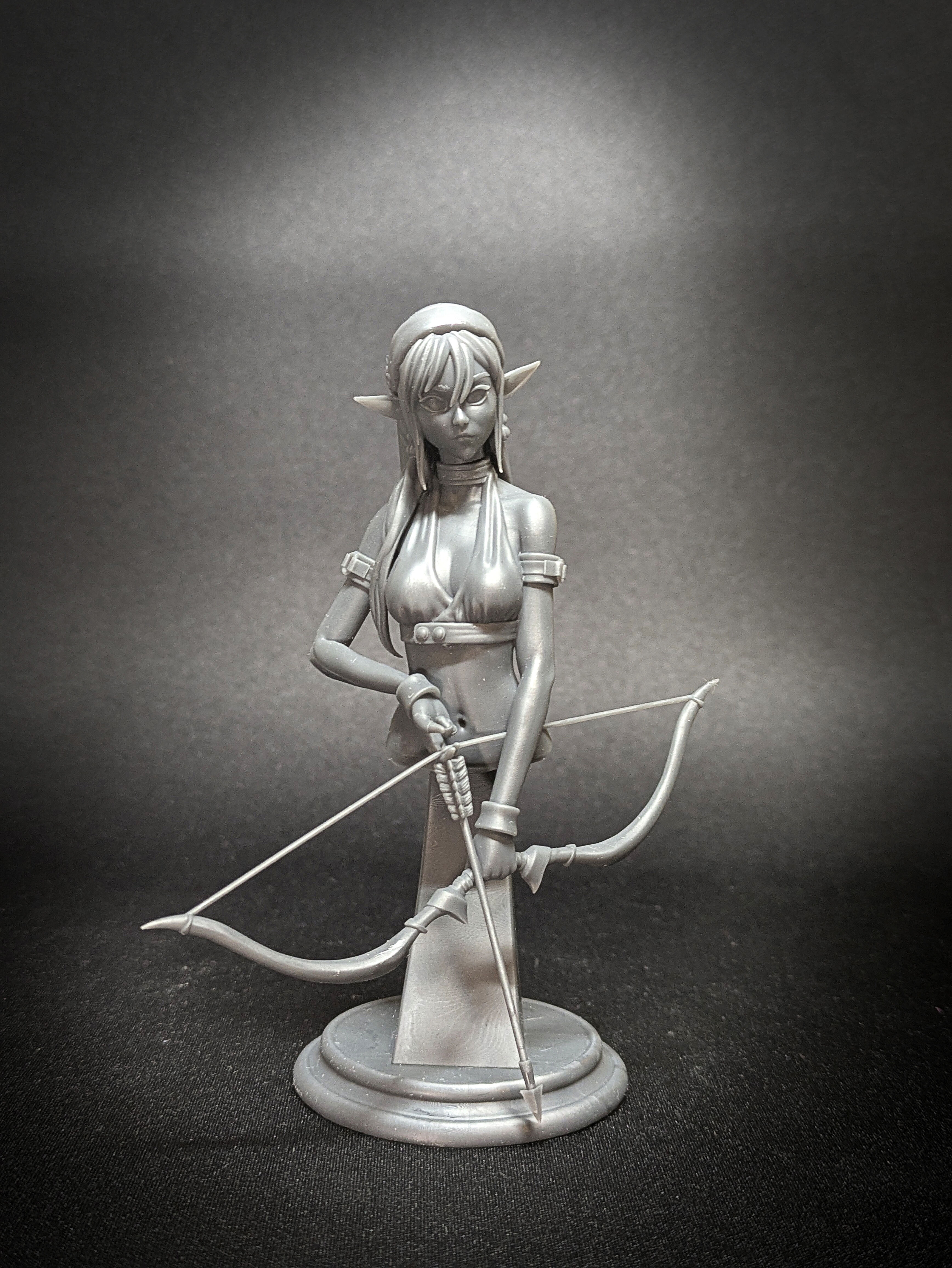 Saya Silent Arrow Bust 3D print model_11