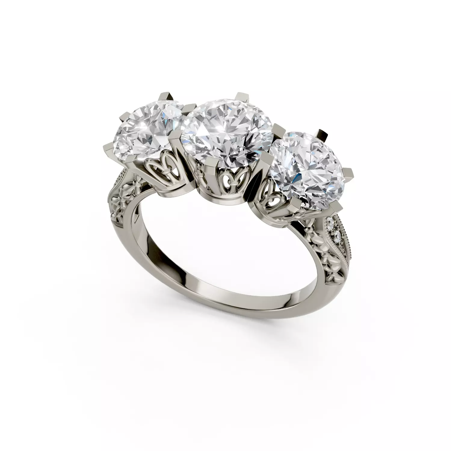 Antique Ring 3D print model_0