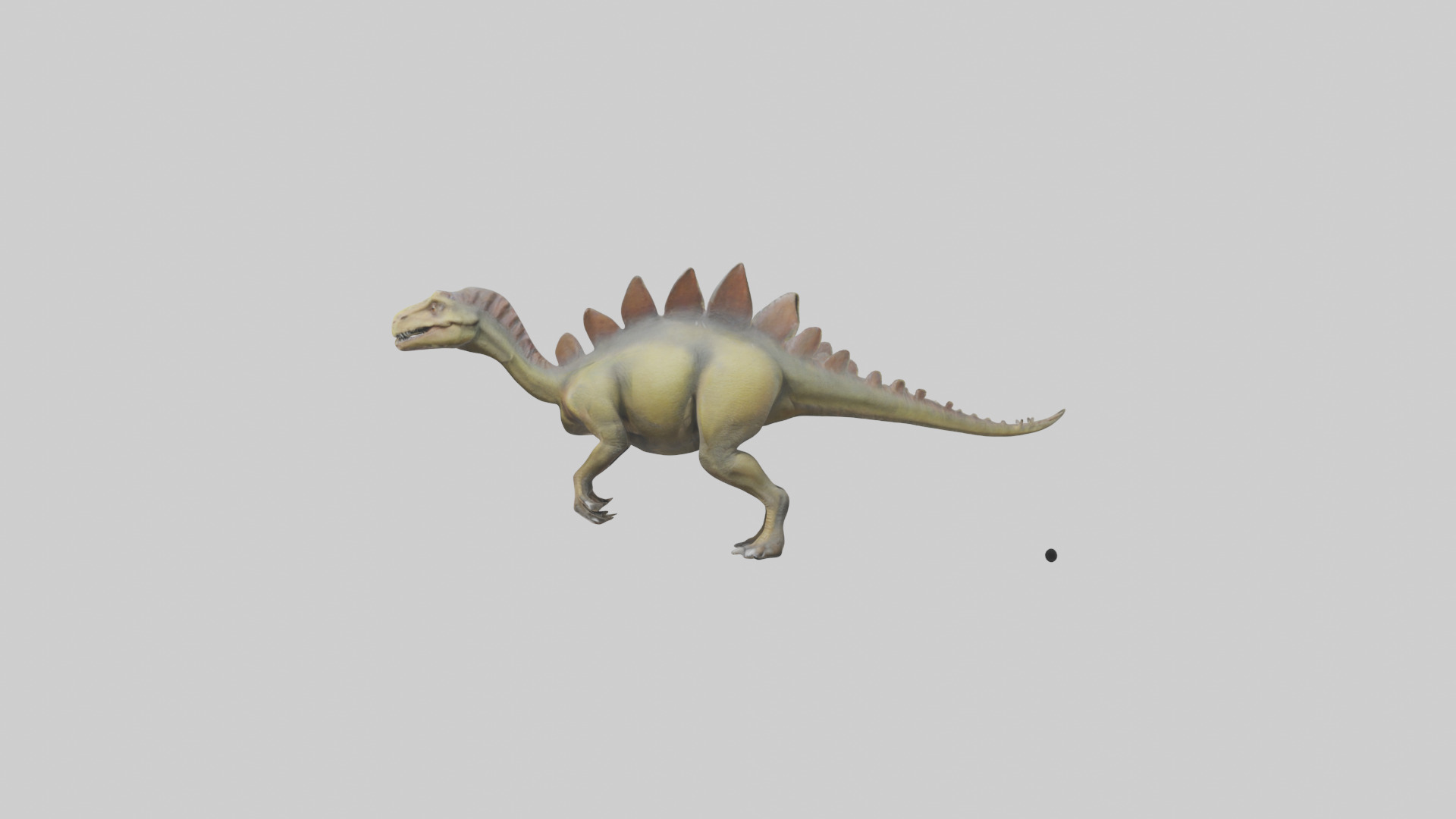 Kentrosaurus model Low-poly 3D model_12