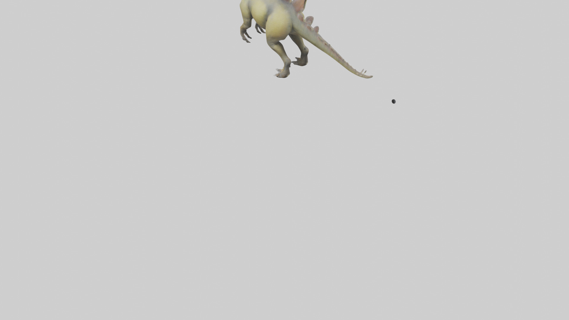 Kentrosaurus model Low-poly 3D model_4