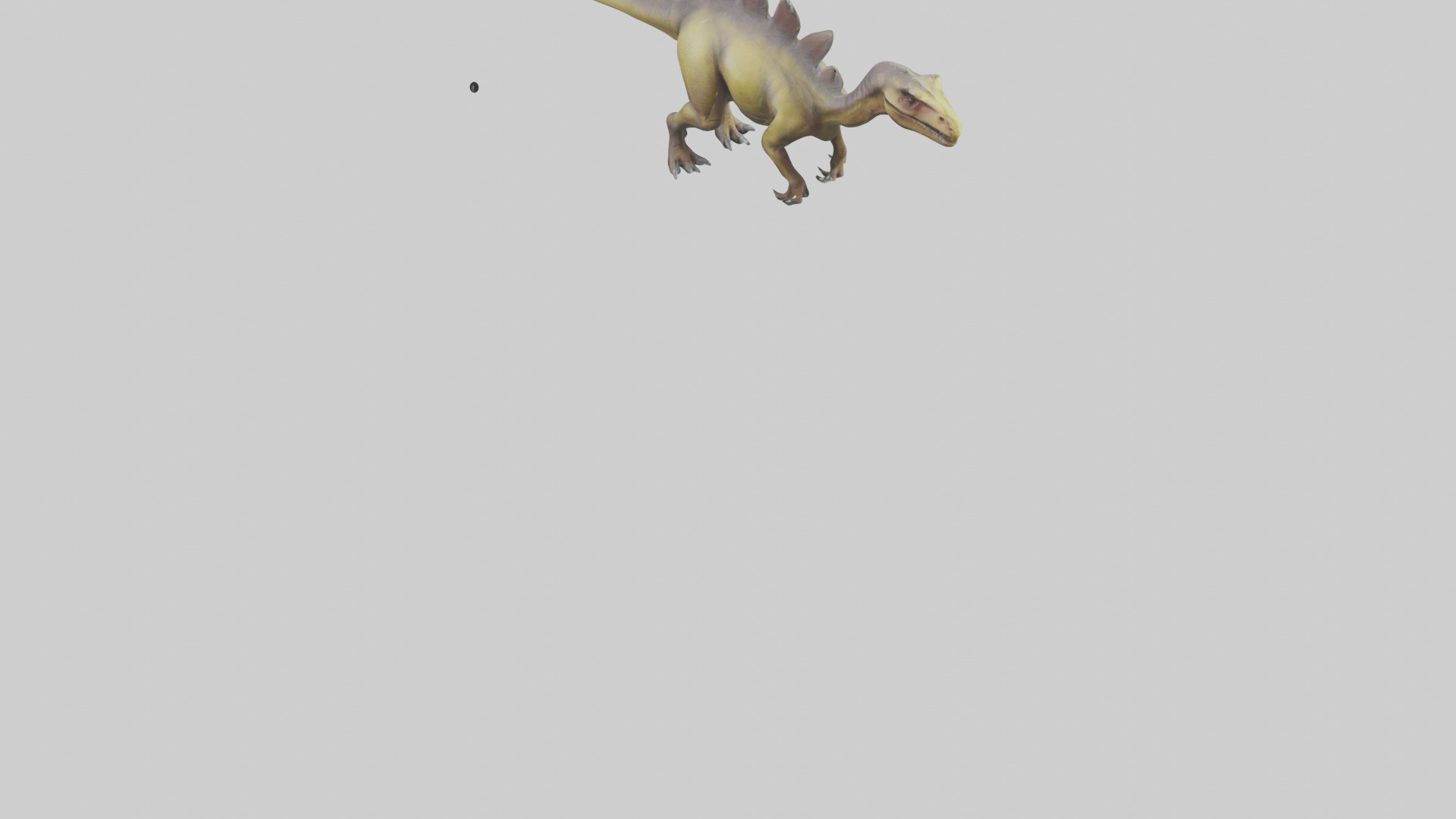 Kentrosaurus model Low-poly 3D model_7