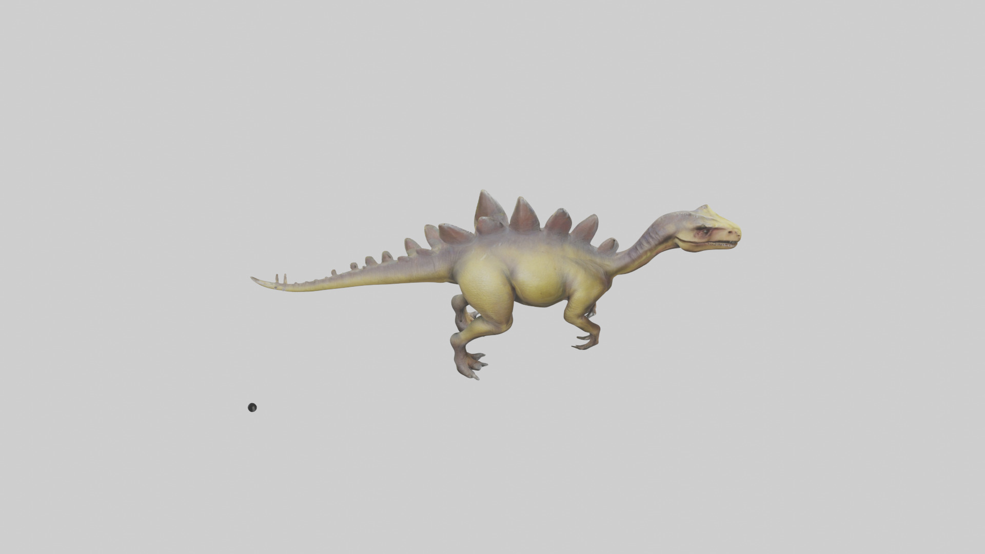 Kentrosaurus model Low-poly 3D model_18
