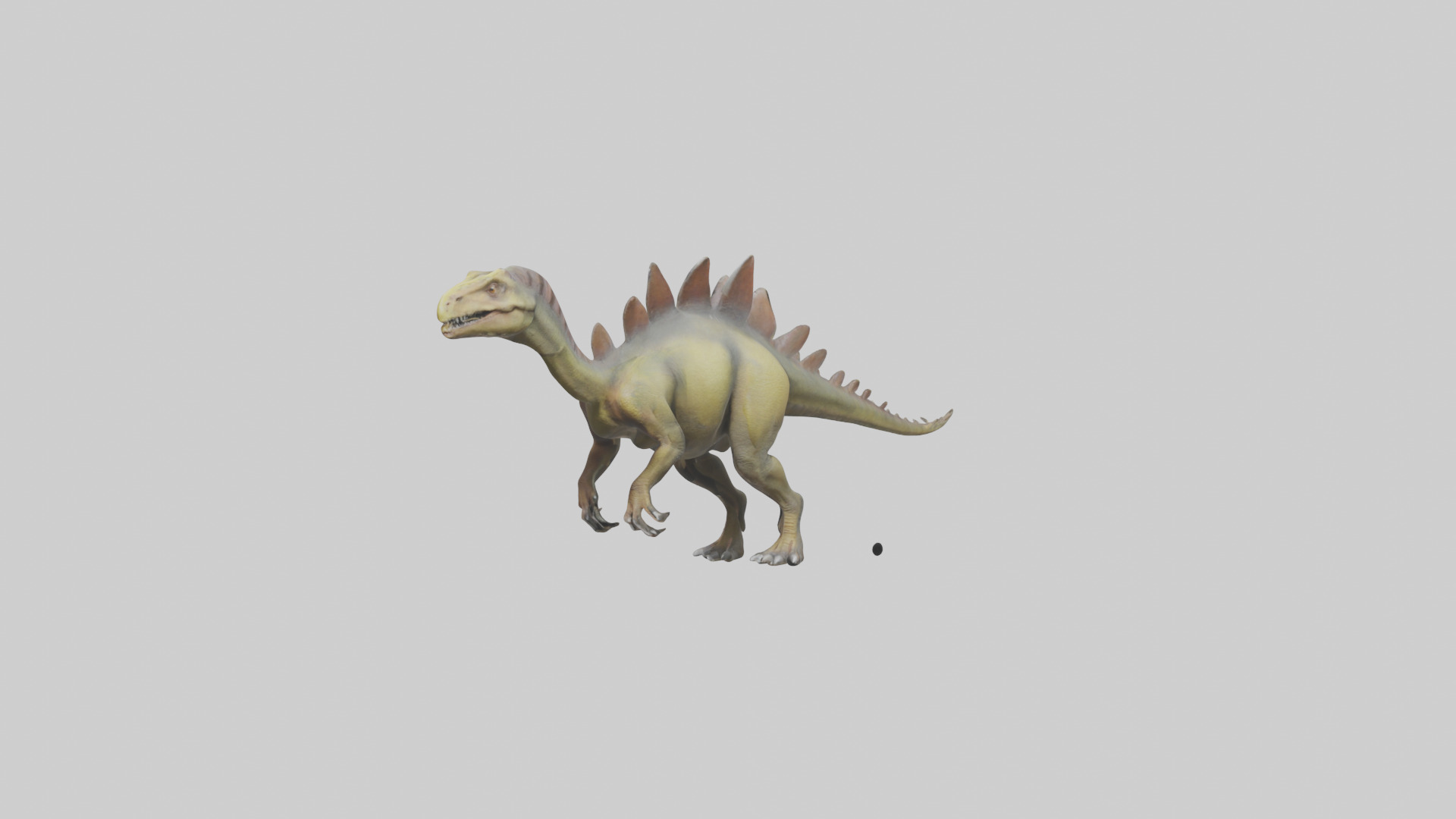 Kentrosaurus model Low-poly 3D model_10