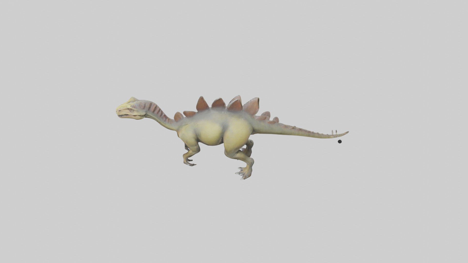 Kentrosaurus model Low-poly 3D model_17