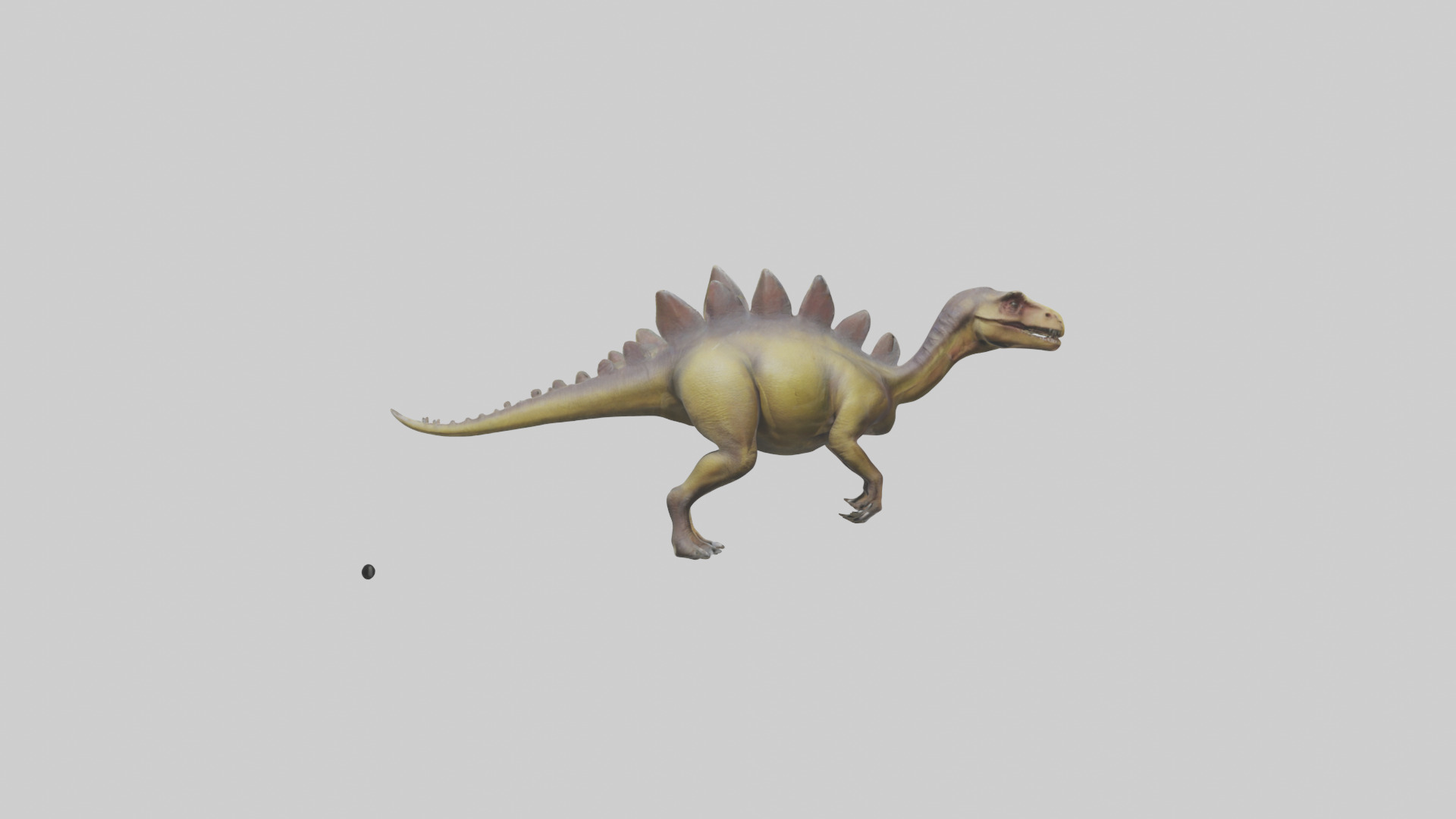 Kentrosaurus model Low-poly 3D model_13