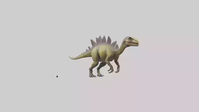 Kentrosaurus model