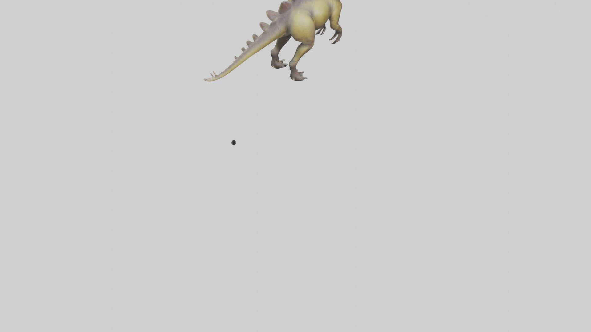 Kentrosaurus model Low-poly 3D model_5
