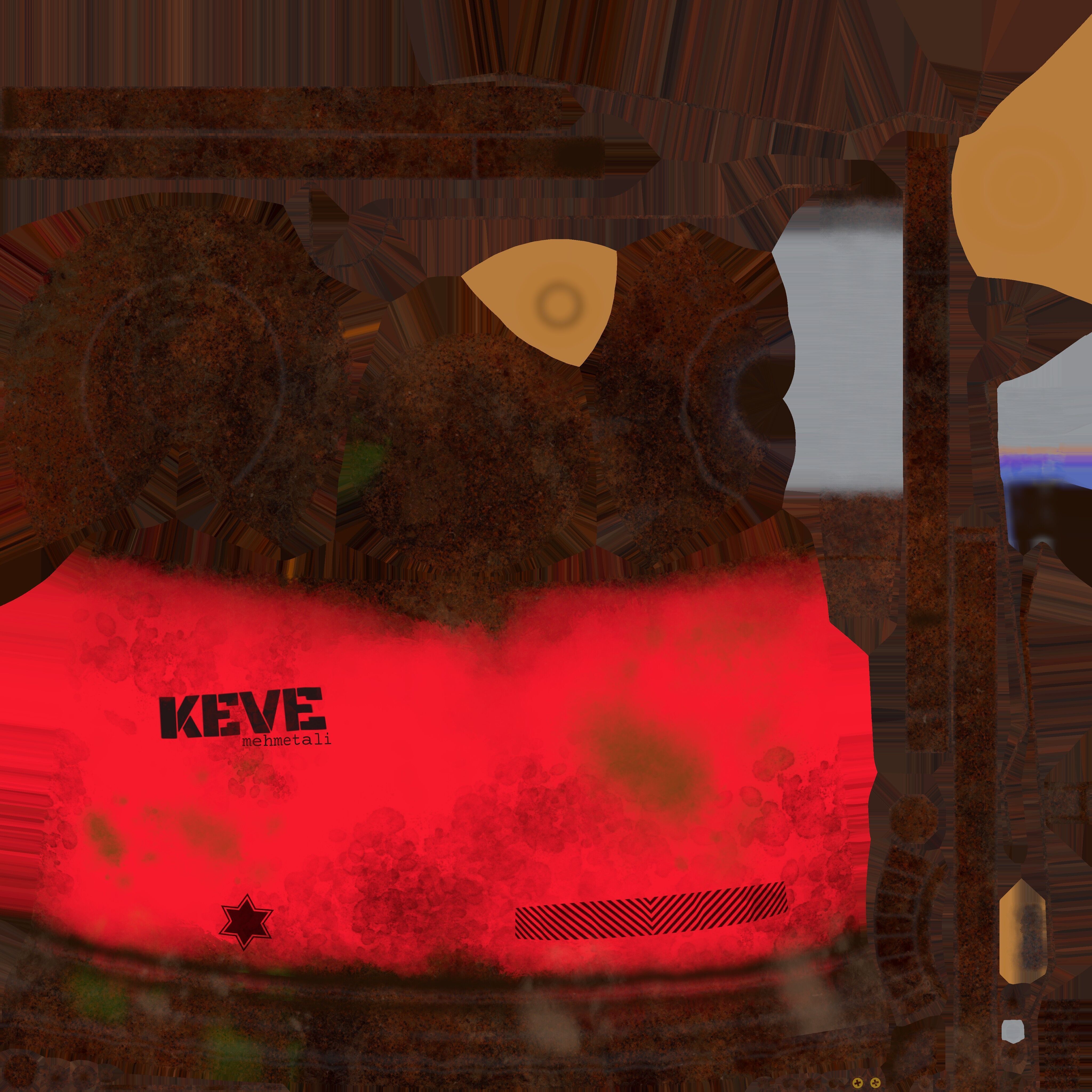 Prepo Fuel Blow Torch - PBR Game Ready Model 3D model_1