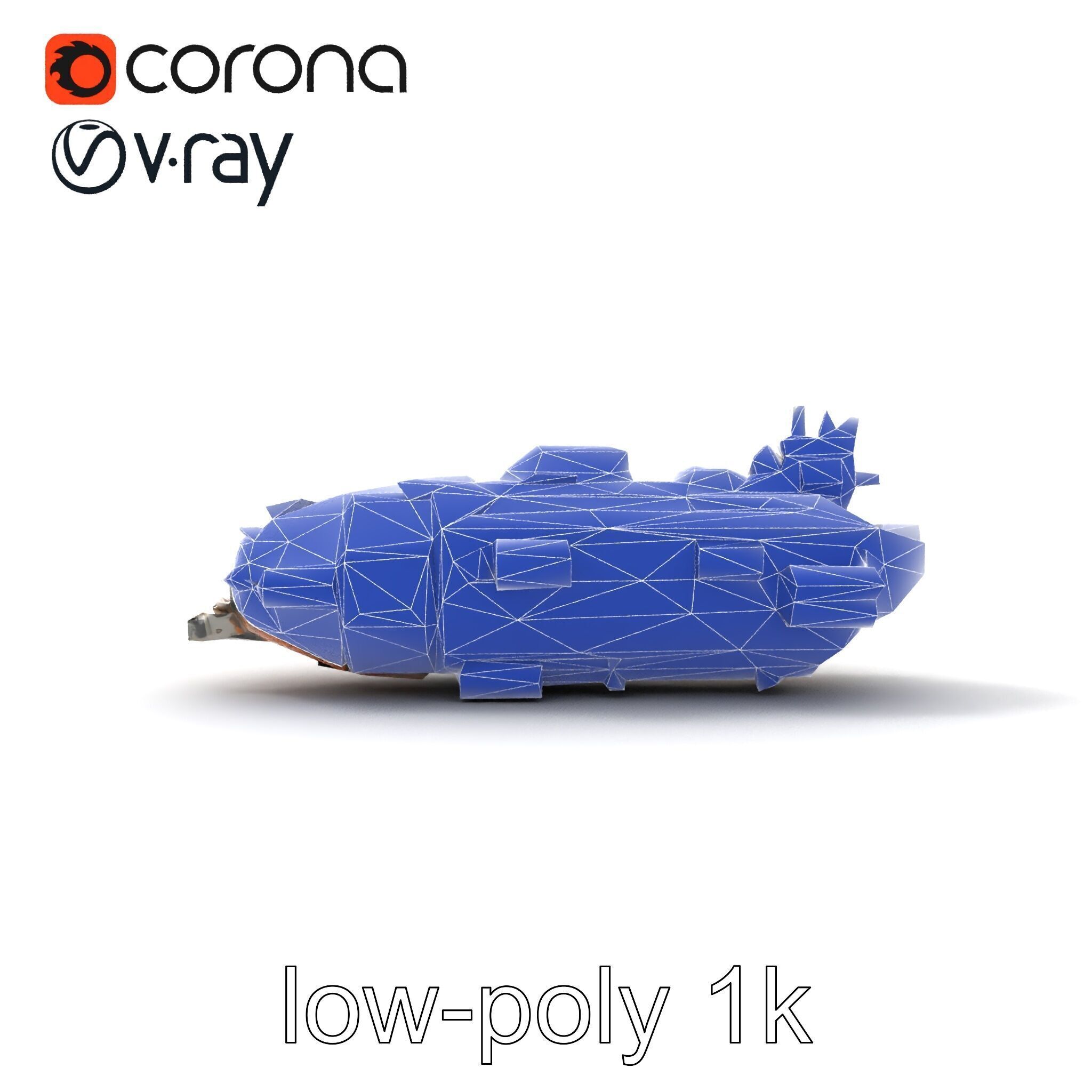 Colonization Support Spaceship Model Pack Low-poly 3D model_26