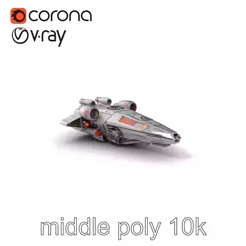 Armor-clad Battle Spaceship model pack Low-poly 3D model Armor-clad Battle Spaceship model pack Low-poly 3D model