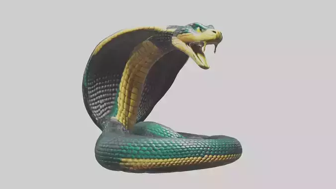King Cobra statue model