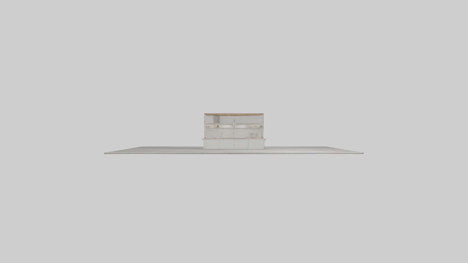 Kitchen island model Low-poly 3D model_10