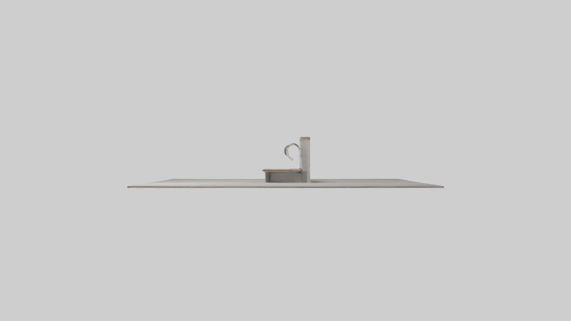 Kitchen island model Low-poly 3D model_13