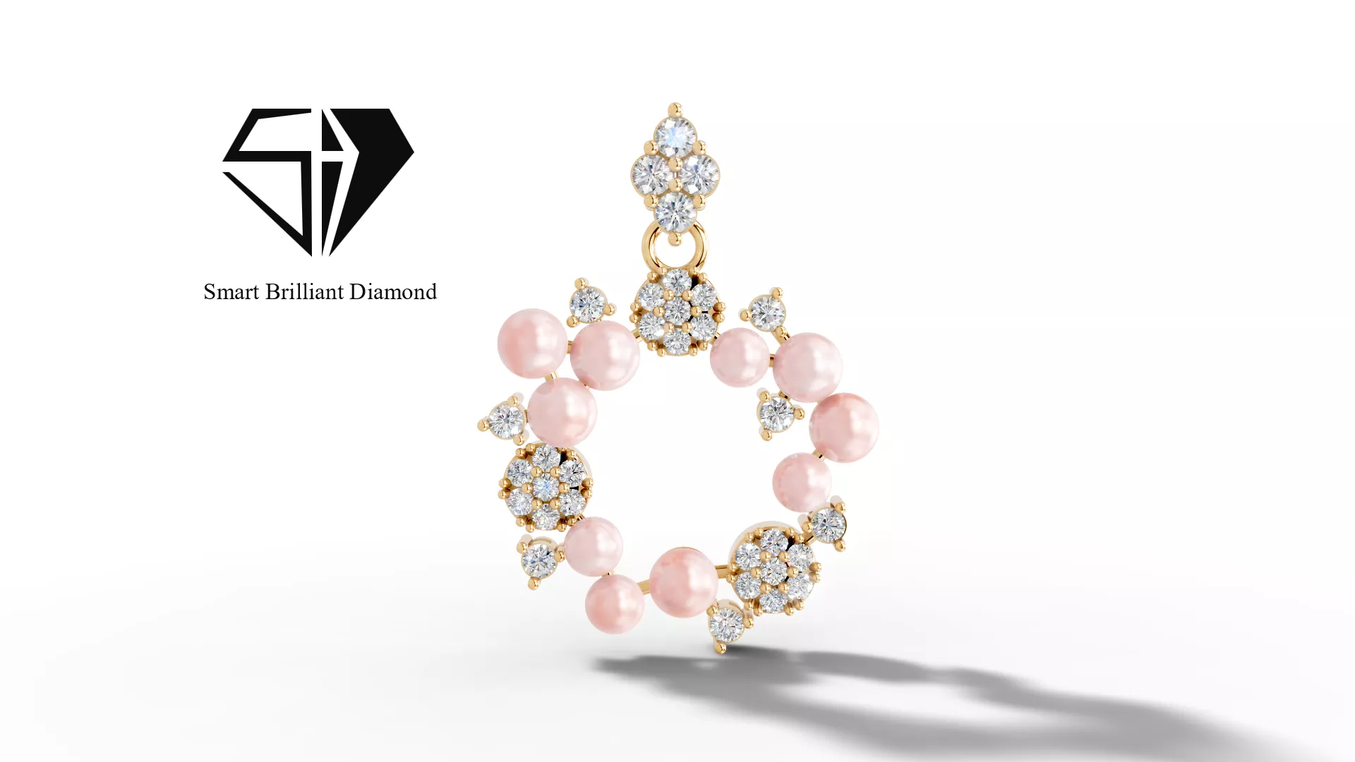 jewelry pearl pendant pp0033 3D print model