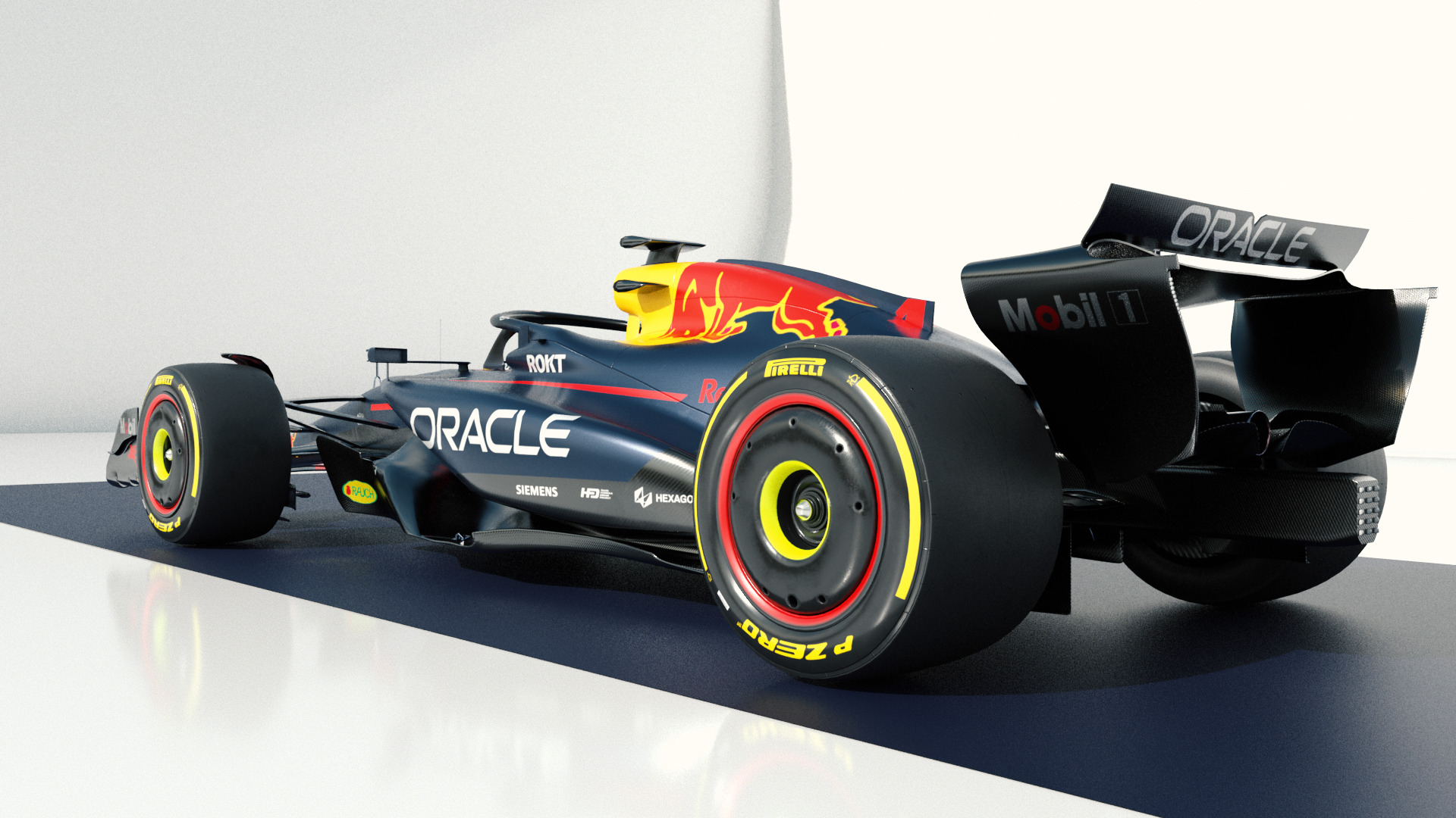 F1 RedBull RB-21 2025 Low-poly 3D model_4