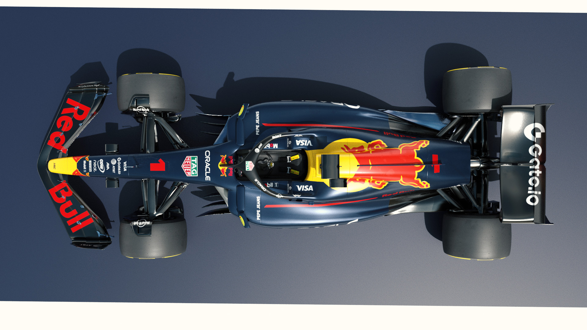 F1 RedBull RB-21 2025 Low-poly 3D model_8
