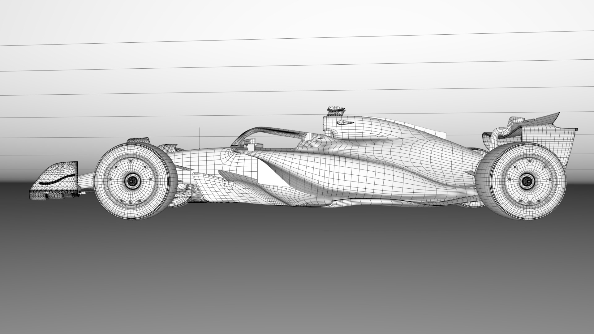 F1 RedBull RB-21 2025 Low-poly 3D model_1
